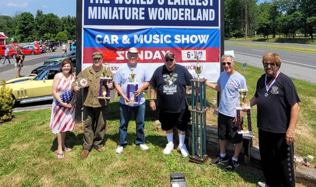 Jules with Car Show Winners - Northlandz Car & Music Show